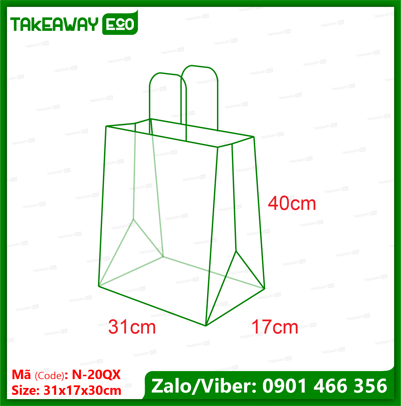 Túi giấy kích thước lớn big size